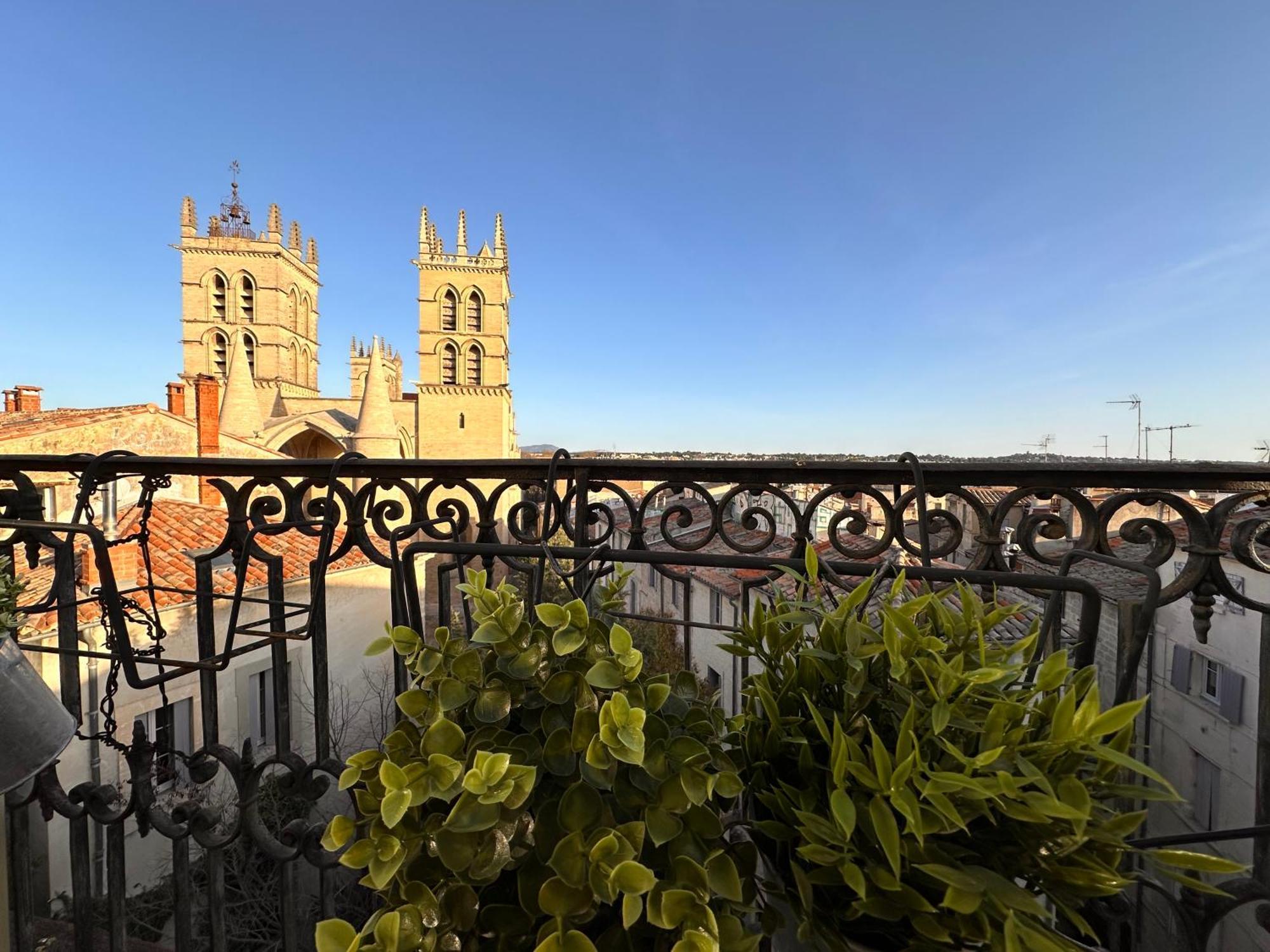 La Terrasse, Vue Sur Les Toits De Montpellier 아파트 외부 사진